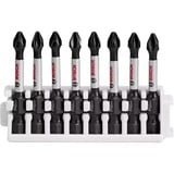 Bosch Juego de puntas para atornillar PRO Impact Control PH2, 8 piezas, Conjuntos de bits 
