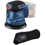Bosch Lijadora excéntrica a batería GEX 185-LI Professional solo, 18 Voltios, Lijadora orbital azul/Negro