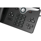 Cisco IP PHONE 8845 teléfono IP Carbón vegetal LCD, Teléfono VoIP negro, Teléfono IP, Carbón vegetal, Terminal con conexión por cable, Policarbonato, Escritorio/pared, LCD