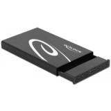 DeLOCK 42611 caja para disco duro externo Carcasa de disco duro/SSD Negro, Blanco 2.5", Caja de unidades negro, Carcasa de disco duro/SSD, 2.5", Serial ATA III, 6 Gbit/s, Hot-swap, Negro, Blanco