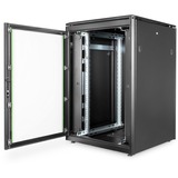 Digitus Armario de red de la serie Unique - 800 x 800 mm (an. x pr.), Armario IT negro, Rack o bastidor independiente, 22U, 800 kg, 800 g, Negro