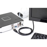 Digitus Cable de conexión HDMI Premium High Speed, con Ethernet, UHD 4K negro