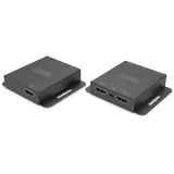 Digitus Set Extensor HDMI 4K, Alargador de HDMI negro
