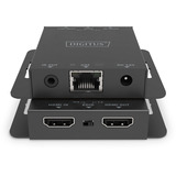 Digitus Set Extensor HDMI 4K, Alargador de HDMI negro