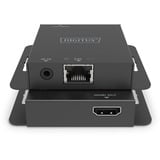 Digitus Set Extensor HDMI 4K, Alargador de HDMI negro