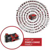 EINHELL Bomba de jardín a batería AQUINNA 36/34, 36 Voltios (2x18V) rojo/Negro