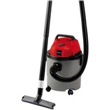 EINHELL TH-VC 1815 15 L Aspiradora de tambor Seca y húmeda 1250 W, Aspiradora en húmedo y en seco gris/Rojo, 1250 W, Aspiradora de tambor, Seca y húmeda, 15 L, 80 dB, Negro, Gris, Rojo