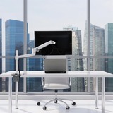 Ergotron LX Series 45-537-216 soporte para monitor 81,3 cm (32") Blanco Escritorio, Soporte de monitor blanco, Abrazadera, 11,3 kg, 81,3 cm (32"), 100 x 100 mm, Ajustes de altura, Blanco