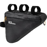 Jack Wolfskin Morobbia Triangle Bag, Cesta/bolsa de la bicicleta negro