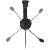 Kensington Auriculares USB-C clásicos con micrófono, Auriculares con micrófono negro, Alámbrico, Llamadas/Música, Auriculares, Negro