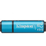 Kingston IronKey 16GB Vault Privacy 50 cifrado AES-256, FIPS 197, Lápiz USB celeste/Negro, FIPS 197, 16 GB, USB tipo A, 3.2 Gen 1 (3.1 Gen 1), 250 MB/s, Tapa, Negro, Azul