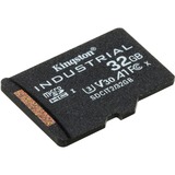 Kingston Tarjeta 32GB microSDHC Industrial C10 A1 pSLC paquete individual sin adaptador, Tarjeta de memoria negro, 32 GB, MicroSDHC, Clase 10, UHS-I, 100 MB/s, 80 MB/s