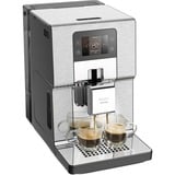 Krups Intuition Experience+ EA877D10 cafetera eléctrica Totalmente automática Máquina espresso 3 L, Superautomática acero fino cepillado/Acero fino, Máquina espresso, 3 L, Granos de café, Molinillo integrado, 1550 W, Negro, Acero pulido