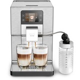 Krups Intuition Experience+ EA877D10 cafetera eléctrica Totalmente automática Máquina espresso 3 L, Superautomática acero fino cepillado/Acero fino, Máquina espresso, 3 L, Granos de café, Molinillo integrado, 1550 W, Negro, Acero pulido