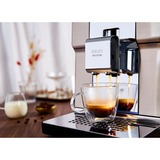 Krups Intuition Experience+ EA877D10 cafetera eléctrica Totalmente automática Máquina espresso 3 L, Superautomática acero fino cepillado/Acero fino, Máquina espresso, 3 L, Granos de café, Molinillo integrado, 1550 W, Negro, Acero pulido