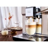 Krups Intuition Experience+ EA877D10 cafetera eléctrica Totalmente automática Máquina espresso 3 L, Superautomática acero fino cepillado/Acero fino, Máquina espresso, 3 L, Granos de café, Molinillo integrado, 1550 W, Negro, Acero pulido