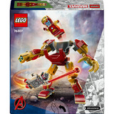 LEGO Armadura Robótica de Iron Man vs. Ultrón, Juegos de construcción Juego de construcción, 6 año(s), Plástico, 101 pieza(s), 141 g