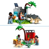 LEGO Centro de Rescate de Crías de Dinosaurio, Juegos de construcción Juego de construcción, 4 año(s), Plástico, 139 pieza(s), 459 g