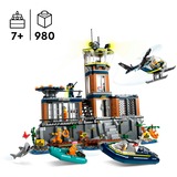 LEGO Isla Prisión de la Policía, Juegos de construcción Juego de construcción, 7 año(s), Plástico, 980 pieza(s), 2,17 kg