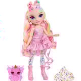 MGA Entertainment Rainbow Shimmers with Slime Fashion Doll - Bella (pink), Muñecos Rainbow High Rainbow Shimmers with Slime Fashion Doll - Bella (pink), Muñeca fashion, Femenino, 4 año(s), Niño/niña, 280 mm, Multicolor