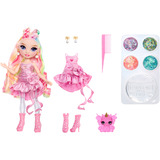 MGA Entertainment Rainbow Shimmers with Slime Fashion Doll - Bella (pink), Muñecos Rainbow High Rainbow Shimmers with Slime Fashion Doll - Bella (pink), Muñeca fashion, Femenino, 4 año(s), Niño/niña, 280 mm, Multicolor