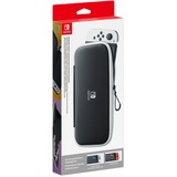 Nintendo 10008001 funda para consola portátil Folio Poliéster Negro, Blanco, Bolsa negro/blanco, Folio, Nintendo, Negro, Blanco, Poliéster, Nintendo Switch OLED, Resistente a rayones, Resistente a golpes
