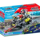 PLAYMOBIL City Action Quad todoterreno SWAT, Juegos de construcción 
