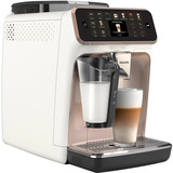 Philips 5500 series EP5543/80 cafetera eléctrica Totalmente automática Máquina espresso 1,8 L, Superautomática Oro rosa/blanco, Máquina espresso, 1,8 L, Granos de café, Molinillo integrado, 230 W, Oro rosa, Blanco