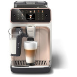 Philips 5500 series EP5543/80 cafetera eléctrica Totalmente automática Máquina espresso 1,8 L, Superautomática Oro rosa/blanco, Máquina espresso, 1,8 L, Granos de café, Molinillo integrado, 230 W, Oro rosa, Blanco