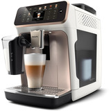 Philips 5500 series EP5543/80 cafetera eléctrica Totalmente automática Máquina espresso 1,8 L, Superautomática Oro rosa/blanco, Máquina espresso, 1,8 L, Granos de café, Molinillo integrado, 230 W, Oro rosa, Blanco