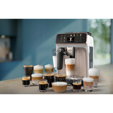 Philips 5500 series EP5543/80 cafetera eléctrica Totalmente automática Máquina espresso 1,8 L, Superautomática Oro rosa/blanco, Máquina espresso, 1,8 L, Granos de café, Molinillo integrado, 230 W, Oro rosa, Blanco