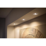 Philips Hue Pack de 3 focos empotrables White Ambiance Milliskin, Luz de LED blanco