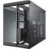 RAIJINTEK Paean Escritorio Negro, Transparente, Caja abierta/Benchmark negro, Escritorio, PC, Negro, Transparente, ATX, micro ATX, Mini-ITX, Aluminio, SPCC, Vidrio templado, 14 cm