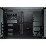 RAIJINTEK Paean Escritorio Negro, Transparente, Caja abierta/Benchmark negro, Escritorio, PC, Negro, Transparente, ATX, micro ATX, Mini-ITX, Aluminio, SPCC, Vidrio templado, 14 cm