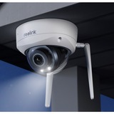 Reolink W437 Almohadilla Cámara de seguridad IP Interior y exterior 3840 x 2160 Pixeles Techo, Cámara de vigilancia blanco, Cámara de seguridad IP, Interior y exterior, Inalámbrico y alámbrico, Google Assistant, 6000 K, Techo