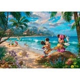 Schmidt Spiele Thomas Kinkade Studios: Disney Dreams Collection - Minnie y Mickey en Hawaii, Puzzle 