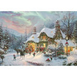 Schmidt Spiele Thomas Kinkade Studios: La noche de Santa antes de Navidad, Puzzle 