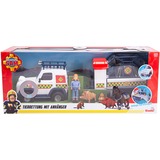 Simba Sam el bombero rescate de animales con remolque, Vehículo de juguete 