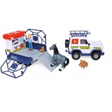 Simba Sam el bombero rescate de animales con remolque, Vehículo de juguete 