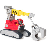 Spin Master Equipo Rubble, grúa megapotente de Charger, grúa de juguete con figura de Charger y dos herramientas desmontables, juguetes de La patrulla canina para niños y niñas a partir de 3 años, Vehículo de juguete Rubble & Crew Equipo Rubble, grúa megapotente de Charger, grúa de juguete con figura de Charger y dos herramientas desmontables, juguetes de La patrulla canina para niños y niñas a partir de 3 años, Camión grúa, 3 año(s), Plástico, Multicolor