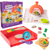 Spin Master KINETIC SAND - KIT APLASTA LA PIZZA: 452 g de Arena Mágica en 4 Colores + Accesorios - Juegos Infantiles - 6072551 - Manualidades niños - Juguetes Niños 5 Años + - Regalo Niño 5 Años +, Juego de arena Kinetic Sand - KIT APLASTA LA PIZZA: 452 g de Arena Mágica en 4 Colores + Accesorios - Juegos Infantiles - 6072551 - Manualidades niños - Juguetes Niños 5 Años + - Regalo Niño 5 Años +, Kit de manualidades para niños, 5 año(s), Multicolor, 9 pieza(s)