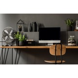 Steba VT T6 Acero inoxidable, Ventilador Gunmetal, Ventilador con aspas para el hogar, Acero inoxidable, Piso, Mesa, Metal, 54 dB, 3,4 m