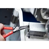 Wiha Juego de alicates para anillos de seguridad Classic, con MagicTips, Set de pinzas rojo