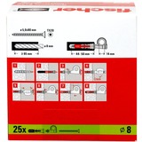 fischer EasyHook Ángulo DuoPower 8x40, Pasador blanco