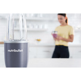 nutribullet NB606DG, Batidora depie plateado/Gris