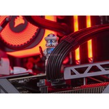 ALTERNATE Custom PC Series • iCUE Red Madness Gaming-PC negro/Transparente