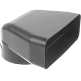 Bosch HEZ9VDSI1 accesorio para campana de estufa Juego de arranque, Tubo negro, Juego de arranque, Negro, Bosch, 222 mm, 209 mm, 123 mm