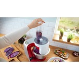 Bosch Serie 4 MUM5X720 robot de cocina 1000 W 3,9 L Rojo, Plata Balanza integrada rojo/Plateado, 3,9 L, Rojo, Plata, Tocar, 2,7 kg, 1,1 m, 4 discos