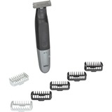 Braun Series X XT5200 Face + Body + Travel, Cortapelo para barba negro/Plateado