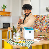 Cecotec Chillin' Ice 1200 Go Fabricador de cubitos de hielo, Heladera blanco